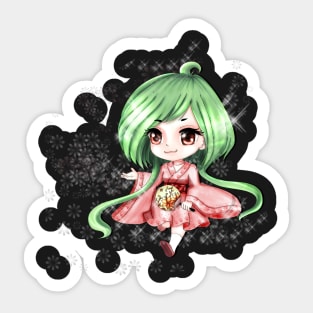 Cute girl Sticker